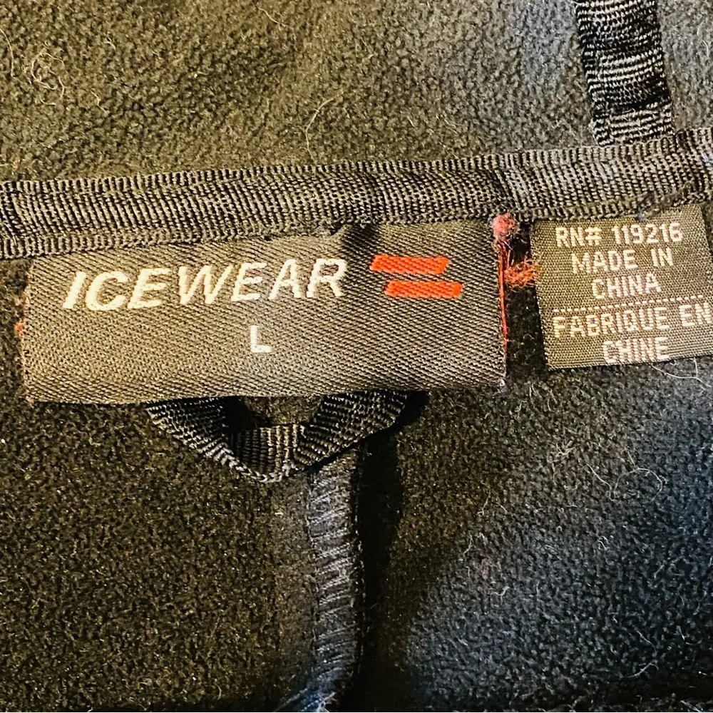 Ice Wear Iceland Softshell Water Repellant Hooded Jacket Gray Men Large